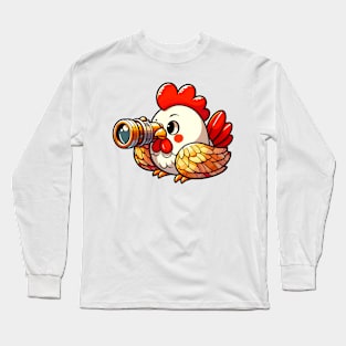 Astronomy chicken Long Sleeve T-Shirt